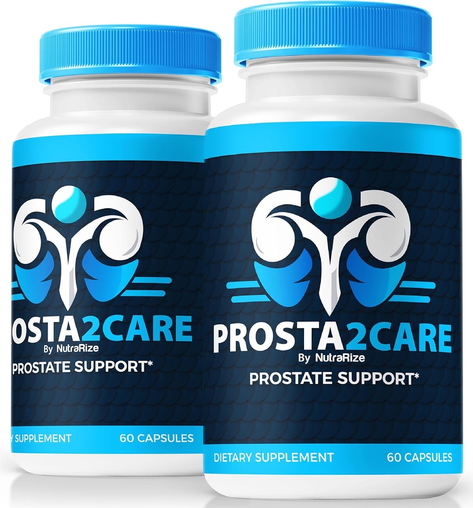 (2 Pack) Prosta2Care Capsules - formule complète pour maintenir la santé de la prostate, Prosta 2 soin Capsules naturelles, Premium Prostate Support Formula, Prosta 2Care Pastilles examen officiel (120 Capsules)