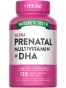 La vérité de la nature Vitamine prénatale pour les femmes $ 120 Softgels $ Supplément multivitamine sans OGM et sans gluten avec DHA et acide folique