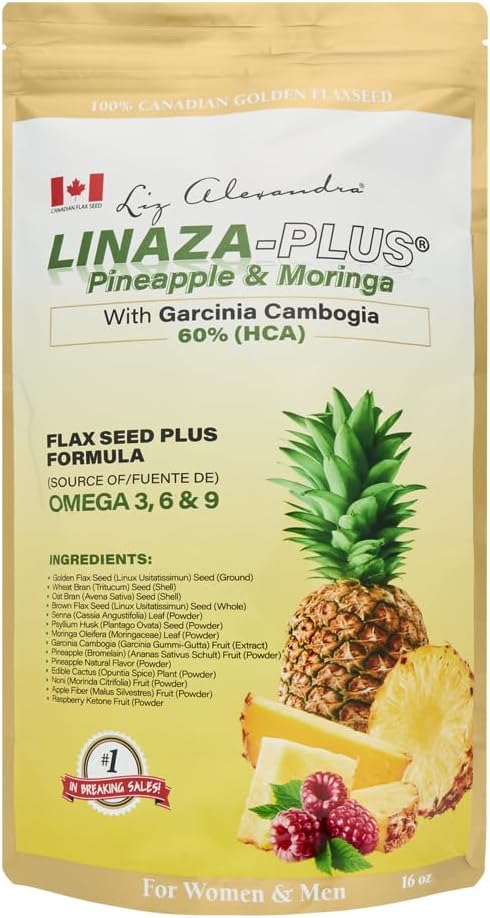 Liz A. Linaza Plus avec Ananas, Moringa & Garcinia Cambogia -16oz