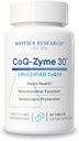 Biotics Research CoQZyme 30 Milligram of emulsified coenzyme Q10 CoQ10, Supplies Superoxide dismutase and catalase, Two Important antioxidants 60 Tabs