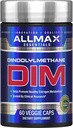 ALLMAX Essentials, DIM, 60 capsules de légumes (100 mg par gélule)