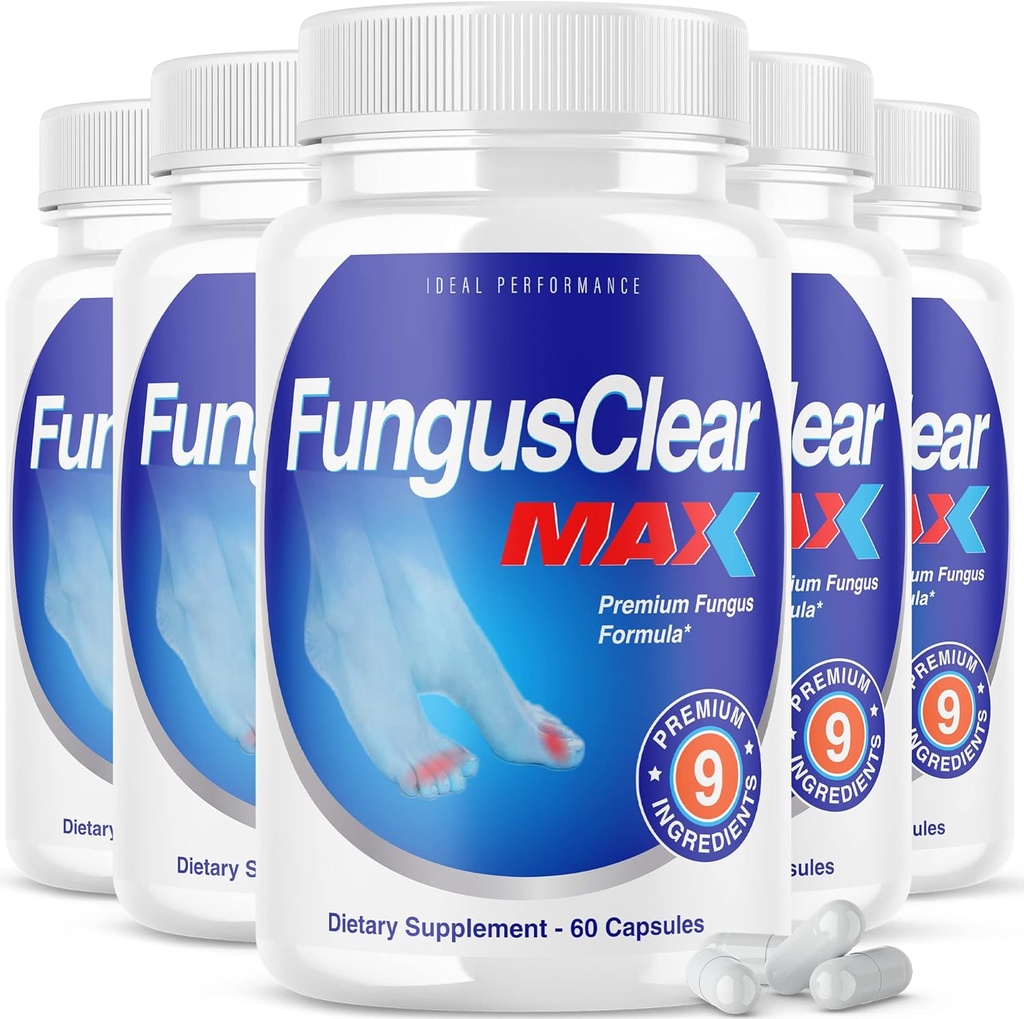 PERFORMANCE IDEAL (5 Pack) Fungus clair pilules Max Toenail (300 Capsules)