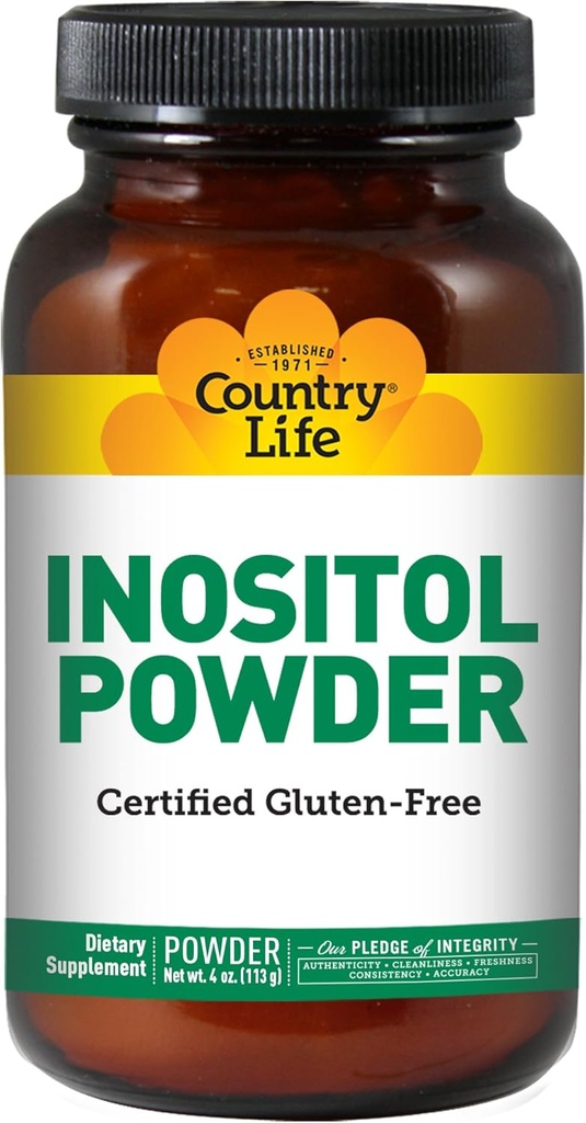 Country Life Inositol Powder, 4-Ounce