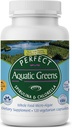 Suppléments parfaits – Perfect Aquatic Greens – 120 capsules végétales – Supplément de spiruline biologique et chlorella – Superaliments nutritifs