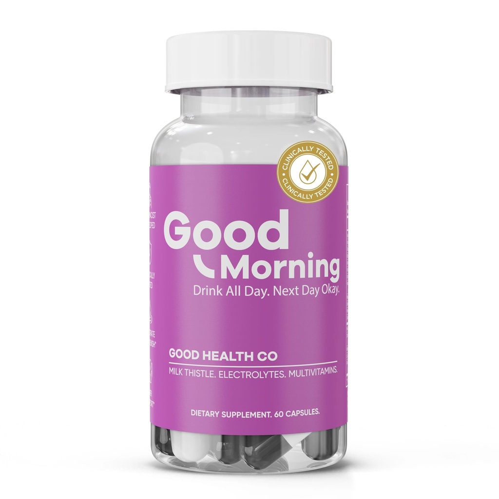 Good Morning Pills: 88,89 % Efficace à la prévention de la gueule de bois dans les essais cliniques. Santé