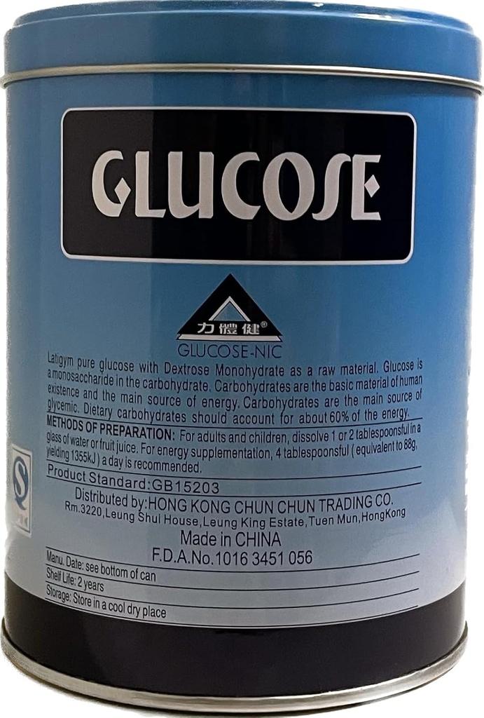 15.69oz Glucose - NIC Rapid Energy Everyday Supplement, Pack of 1