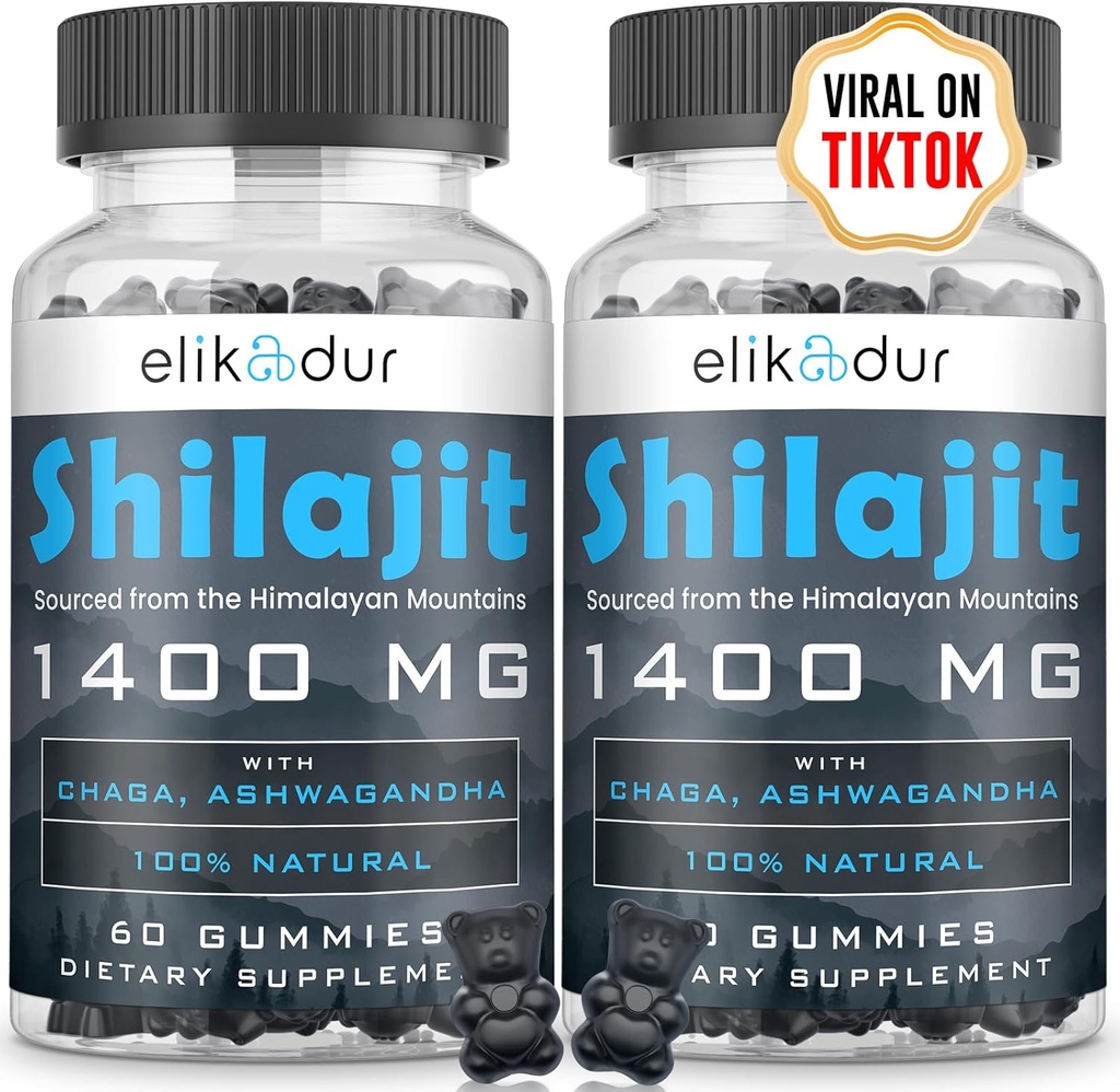 84 000 MG Gommies chilajit biologiques avec 85+ minéraux traces, acide fulvic, Shilajit pour les hommes et les femmes, soutien énergétique et immunitaire, grade d'or haute puissance, sans sucre, végétalien, 100% naturel 120 Gommies