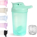 D.Y.A 16oz Shaker bouteille, fuite preuve Sport Shaker pour les shakes protéiques, préentraînement et voyage, sans BPA, vert, 16oz/500ml