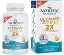 Nordic Naturals Ultimate Omega 2X, Lemon Flavor - 90 Soft Gels - 2150 mg Omega- High-Potency Omega-3 Fish Oil with EPA & DHA - Promotes Brain & Heart Health - Non-GMO - 45 Servings