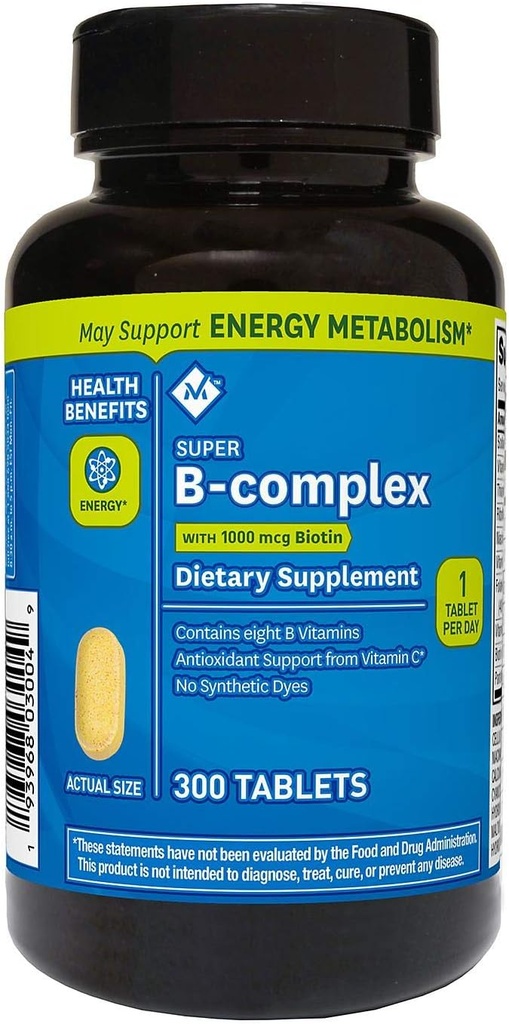 Supplément alimentaire Mark Super B-Complex de membre Ayestar (300 comtes)