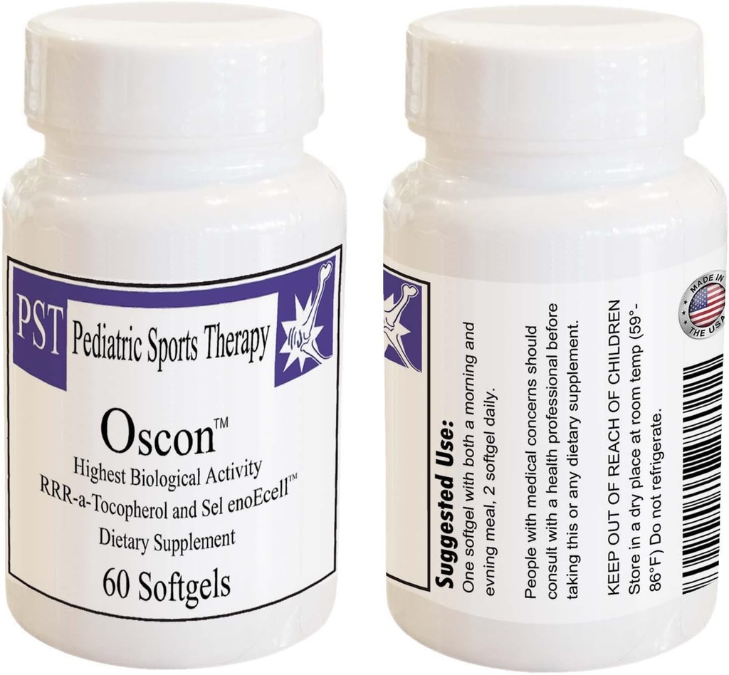 Oscon 60 ct - RRR-a-tocophérol et supplément nutraceutique sélénium