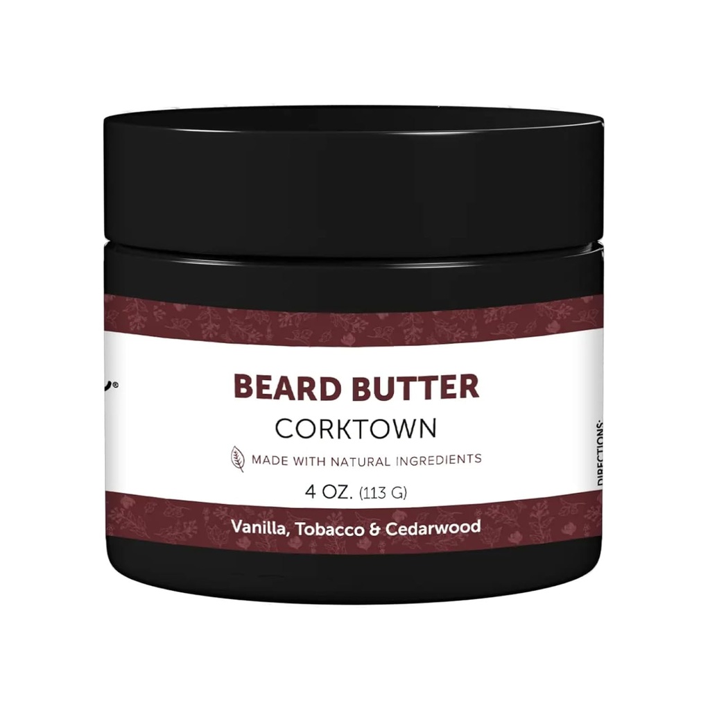 Detroit Grooming Co. Beard Butter for Men | Softens, Thickens & Hydrates with Safflower Oil & Shea Butter | Corktown Scent, 4oz