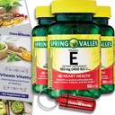 Choice Bundle Spring Valley Vitamine E Heart Health Dietary Supplement Softgels 180 mg (400 UI) 100 CT 3 pk (300 Total) + Vitamine Vitalité.