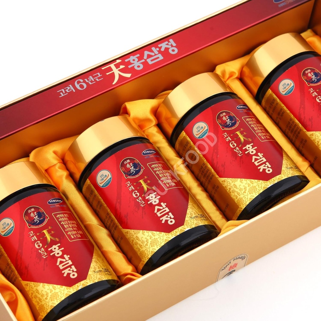 Extrait d'or de ginseng rouge racine de 6 ans, 240g(8,5oz) X 4ea, Saponine, Panax