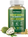 Soursop Graviola Gummies - 2000mg Extra Strength Soursop Leaves Extract, Vitamin C, Zinc & Whole Natural Food for Immunity, Vegan, 60 Gummies
