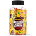 70 Gommies capillaires Biotine 6000mcg Collagène Silicon PABA & Multivitamines ► Peau et ongles Vitamines Gummy pour les femmes B complexe Acide folique 400mcg Vitamine A C D E & Zinc pour la croissance des cheveux