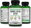 Siberian Green Herbal Colon Detox with Senna Buckthorn Prune Fruit 90 Capsules – Traditional Siberian Formula 14 Herbs & Probiotic to Cleanse Colon and Detox Body