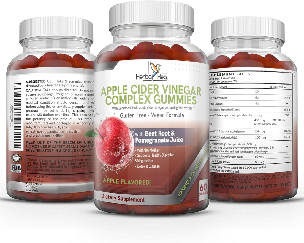 Gommies de vinaigre de cidre de pomme pour la perte de poids vinaigre de cidre de pomme avec mère Keto ACV Gommies Belly Fat Burner pour les femmes AC Gommies de kéto Booster métabolisme