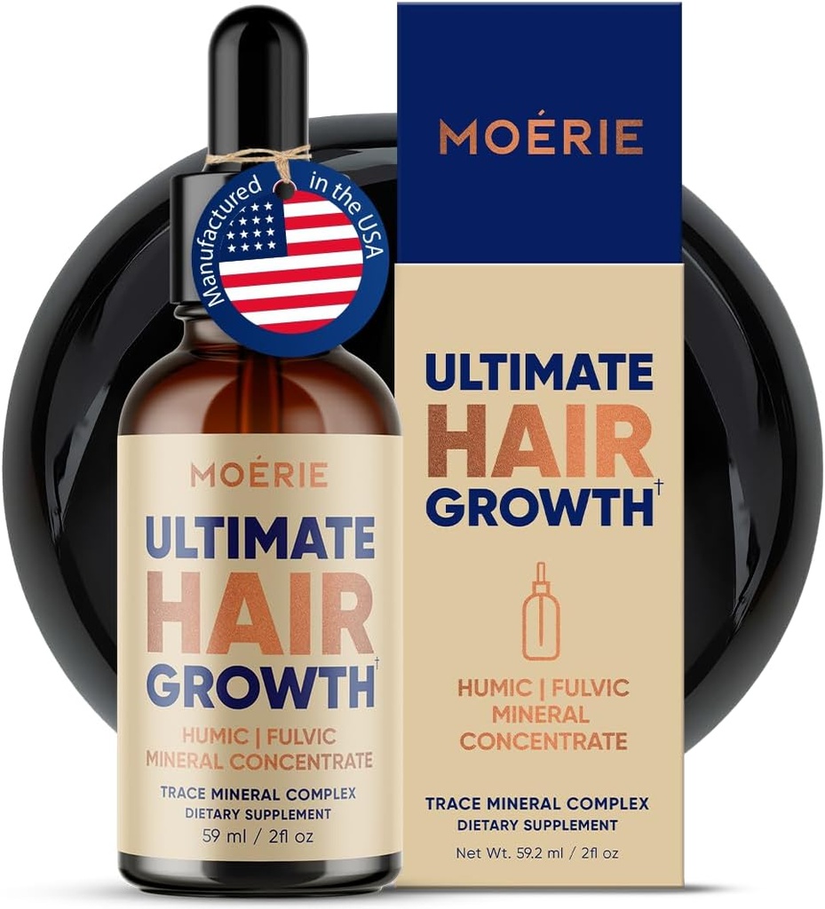 Acides fulviques et traces d'acide humique - 77 minéraux traces, 18 acides aminés, 5 vitamines - mélange minéral humique fulvic - suppléments minéraux liquides - 2fl oz