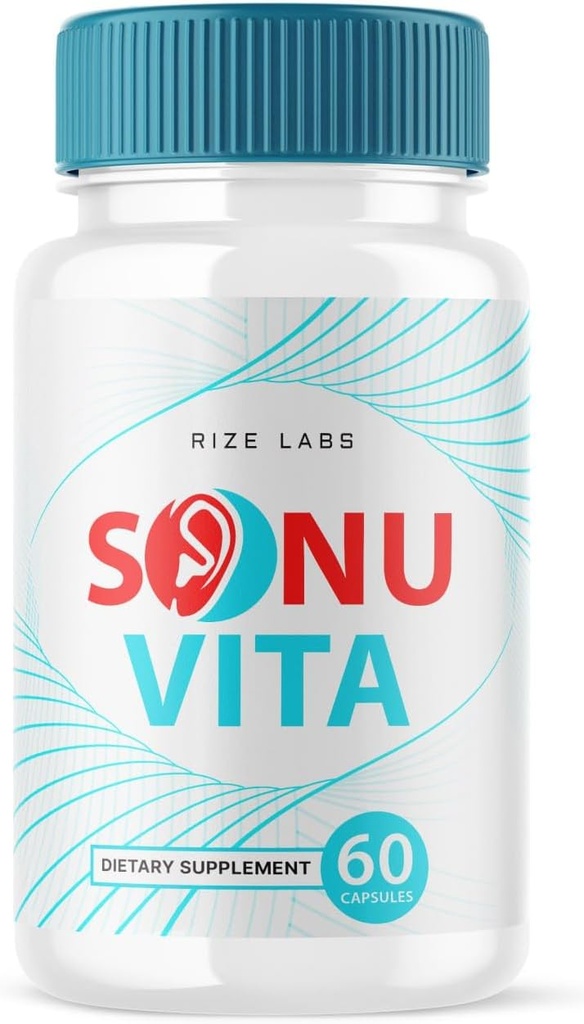 rize labs Sonu Vita Dietary Supplement, formule de soutien auditif, capsules de force maximale, soutient une vie saine (60 capsules)