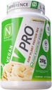 NutraKey V-Pro, poudre de protéines végétales crues, biologique, végétalien, faible teneur en glucides, sans gluten avec 20g de protéines (Vanilla Cookie) 1.78-Pound.
