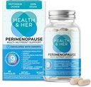 Supplément pour la santé et sa périménopause pour les femmes – Le Royaume-Uni Supplément pour la périménopause no 1 - Soutien de bien-être multinutrient pour le stade précoce de la ménopause, végétalien, sans gluten, non OGM (60 ct - 1 mois)