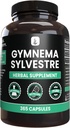 INGRÉDIENTS ORIGINAUX Gymnema Sylvestre (365 Capsules), Pas de Magnésium ou de Rinc, Toujours Pure, Verified Lab