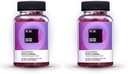 Gommies de cheveux IGK Biotin 10000mcg Biotin (60 comte), Fraise aromatisée, Supplément de croissance des cheveux Gommies pour les cheveux, la peau et les ongles sains, végétalien, aider à combattre la perte de cheveux et la minceur (paquet de 2)