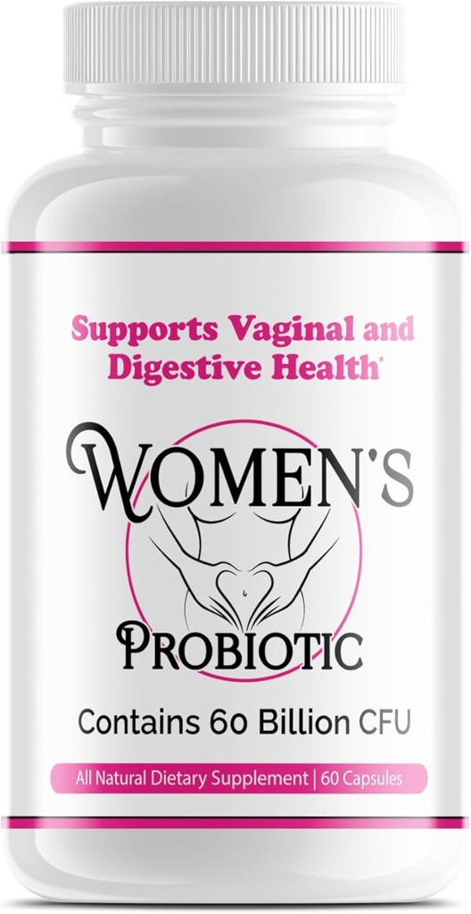 Probiotiques pour les femmes favorise la régulation de l'inflammation et du métabolisme, vaginal, urinaire, gut, digestif et immunitaire santé 120 milliards CFU