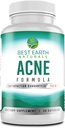 Meilleur AcnéSupplément Naturel de la Terre Formule Blemish Blocker aide à promouvoir la peau claire, radiante, saine + combat les taches de l'intérieur 30 Comte