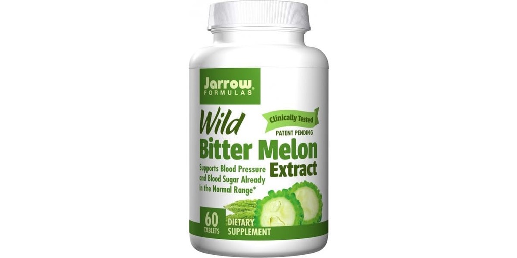 Formules de Jarrow Wild Bitter Melon Extrait 1 500 mg, complément alimentaire, 60 comprimés, jusqu'à 30 jours d'approvisionnement