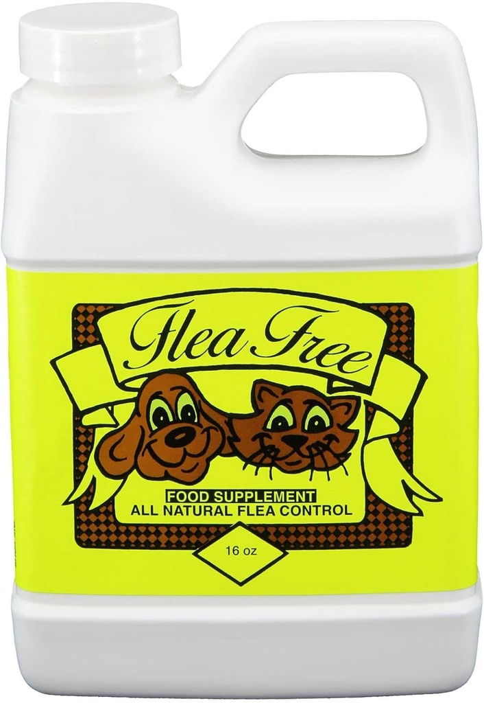 Complément alimentaire bio pur sans puces et produits pour animaux de compagnie naturels , 16 Once