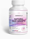Vitamines capillaires pour cheveux éclaircissants Femmes, Complexe de croissance capillaire, avec Biotin, Saw Palmetto, Vitamines, Minéraux & Plus, Soutient un poil plus épais, plus plein et plus fort. Aide à combattre les cheveux féminins éclaircissant