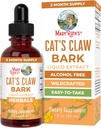 MaryRuth Organics Claws Cat's Herbal Liquid Drops (déchets liquides à base de plantes) 2 mois Approvisionnement en chats non aromatisés Teinture de griffes Uncaria tomentosa (projet non-OGM vérifié) Vegan (sans gluten) 1 Fl Oz