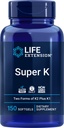 Extension de vie Super K, 150 Softgels, avec vitamine K1 et K2 - MK4 & MK7
