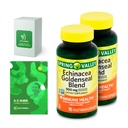 Supplément alimentaire pour mélange de seaux d'or de l'échinacée, 900 mg, 75 Ct avec vitamines et minéraux exclusifs A à Z - Meilleur guide de ligth et de printemps@ (3 éléments)