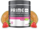 Prime Drive Energy Strawberry Melon pré-entraînement boisson énergétique poudre, fournit l'énergie extrême, la concentration et l'intensité, stimule le métabolisme 10.2oz (30 services)