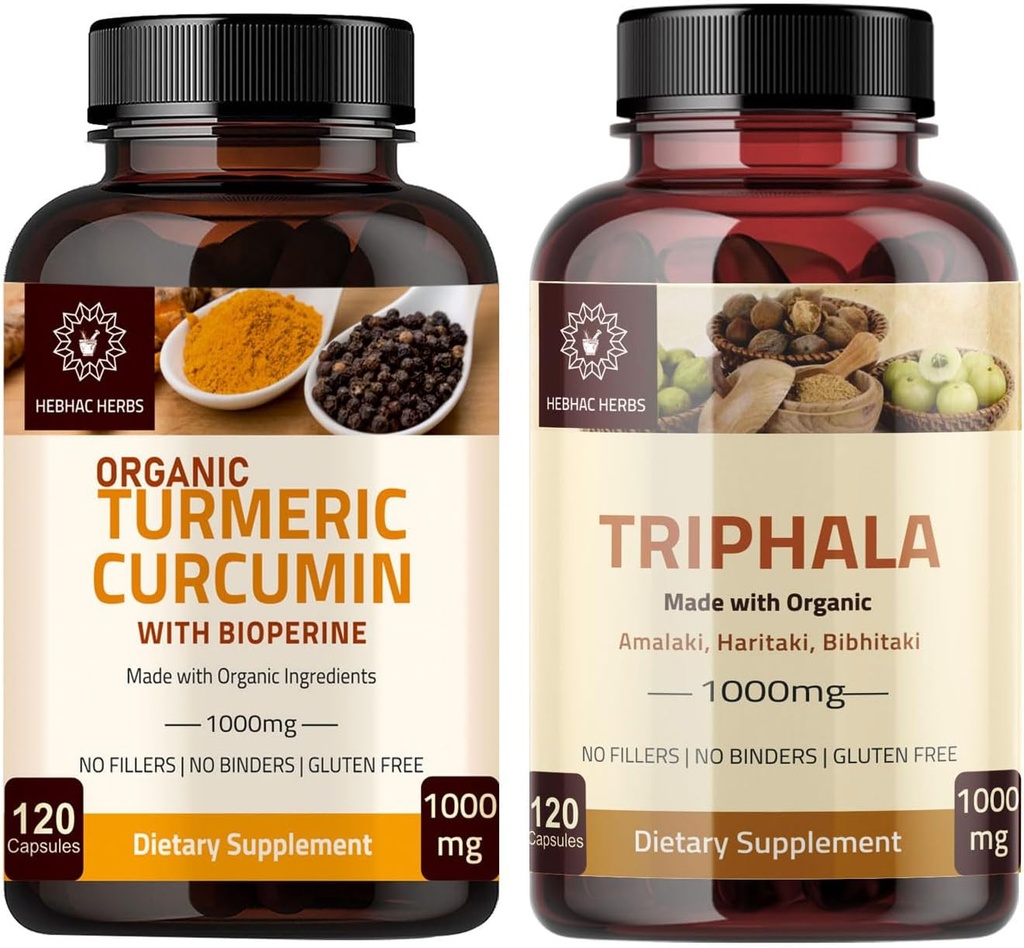 Turmeric Curumin Capsules & Triphala Capsules
