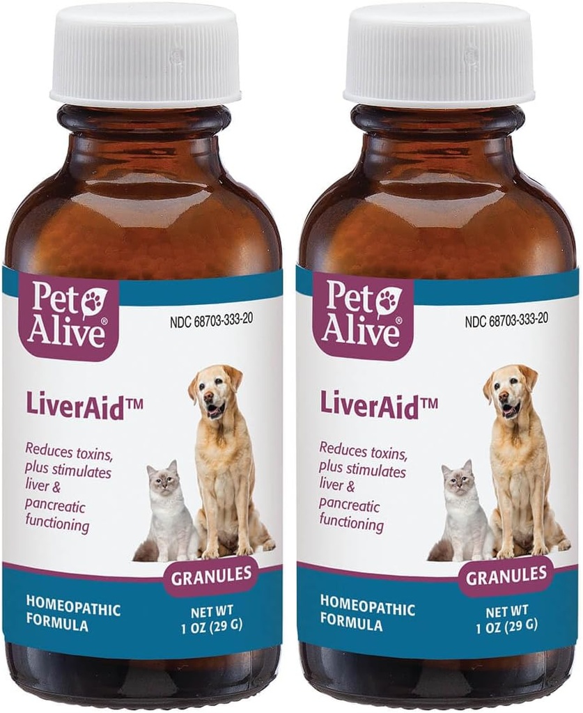 Paquet de 2 granules de foie d'Aid PetAlive