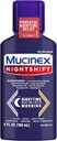 Mucinex Nightshift Sinus, médecine de la toux froide et de la grippe pour adultes, puissant sinus de nuit pour le soulagement du sinus, le soulagement de la gorge douloureuse, la toux suppresseur et nasale pour adultes, 6 Fl Oz