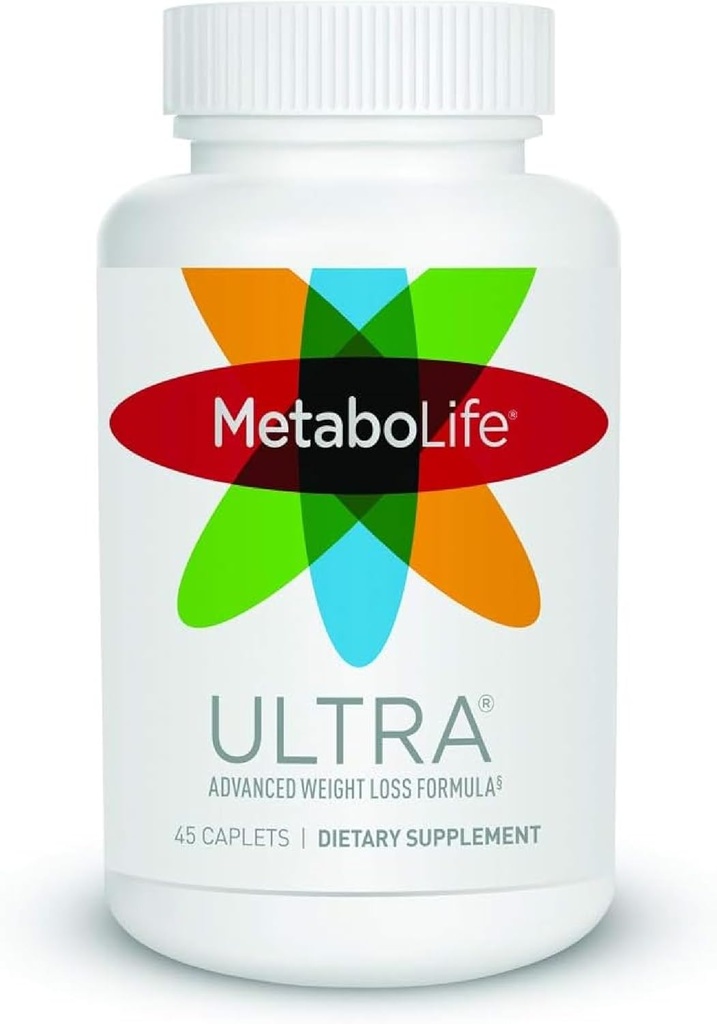 MetaboLife Ultra - Supplément diététique - Supplément faim pour les femmes et les hommes - 800 mg, 45 Caplets