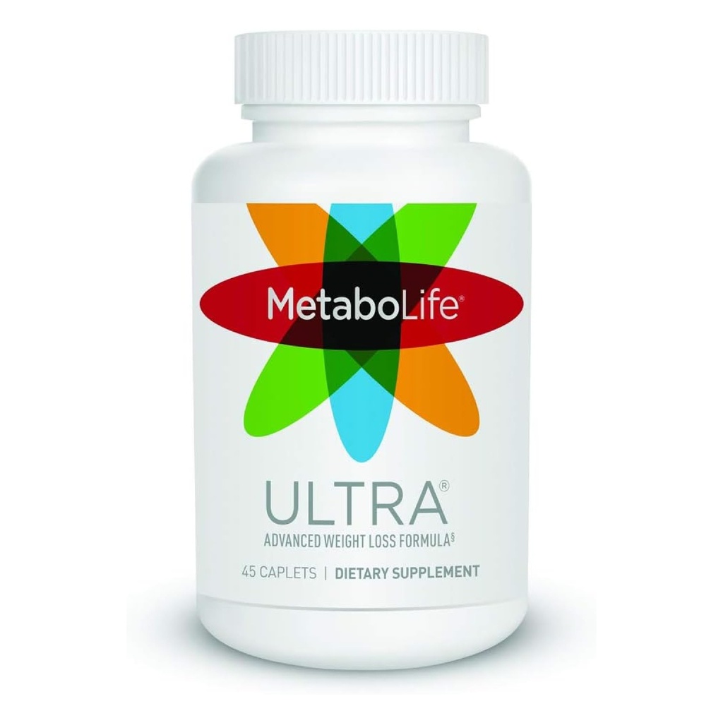 MetaboLife Ultra - Supplément diététique - Supplément faim pour les femmes et les hommes - 800 mg, 45 Caplets