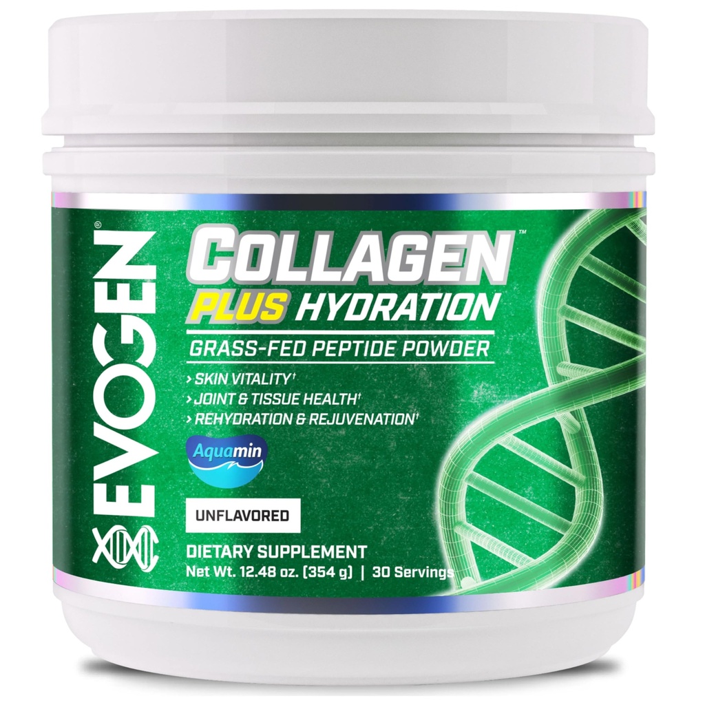 Evogen Collagen Plus Hydratation - Collagène herbeux pour les femmes et les hommes