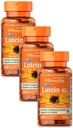 Puritan's Pride Lutein 40 Mg avec Zeaxanthin, aide à soutenir la santé oculaire*, Haricot entier, 60 Ct, (paquet de 3)