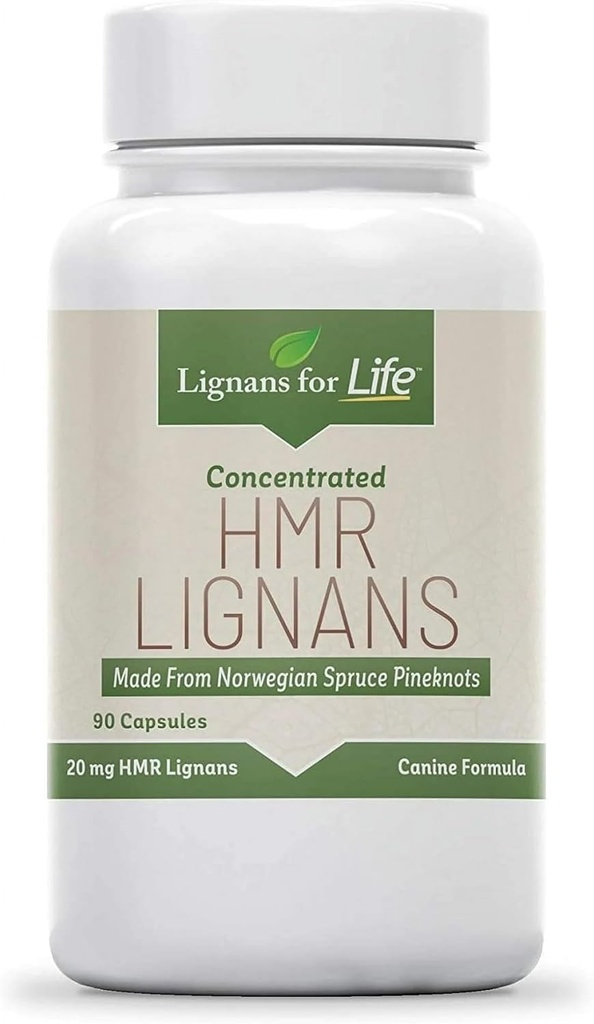 Lignans pour la vie HMR Lignans 20mg - 90 Capsules - Vitamine pour un animal en bonne santé