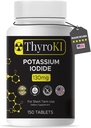 Comprimés d'iodure de potassium Premium 130 mg – Soutien thyroïdien et santé respiratoire – YODO Naciente KI Pills.