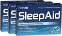 HealthA2Z® Sleep Aid (Aide au sommeil) Diphénhydramine HCL 50mg softgels (Pack de 3)