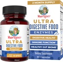 MaryRuth Organics Ultra Digestive Enzymes Capsules | Up to 2 Month Supply | Supplement for Gut Health Support | Digestion & Immune Support with Amylase | Lipase & Lactase | Vegan | 60 Count