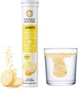 Manuka Doctor Joints* Supplément quotidien de soutien conjoint avec Manuka Honey, Vitamine C, Cuivre et Manganèse pour promouvoir la santé conjointe, Lemon Flavor, 20 comprimés effervescents