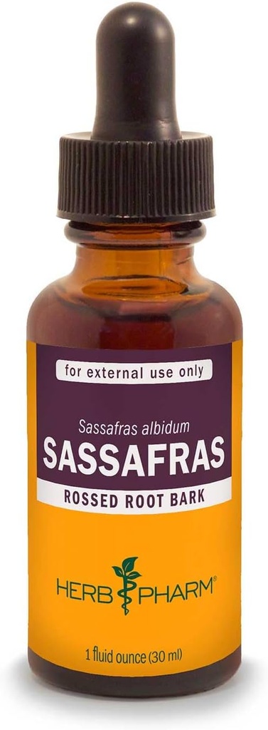 Herb Pharm Sassafras Extrait liquide d'écorce de racines, 1 Fl Oz